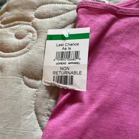 110 NWT LAUNDRY BY SHELLY SEGAL XL WORKOUT TANK - Picture 4 of 6